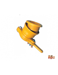Robinet en plastique jaune...