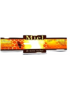Étiquette adhésive miel de...