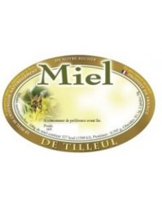 Étiquette adhésive miel de...